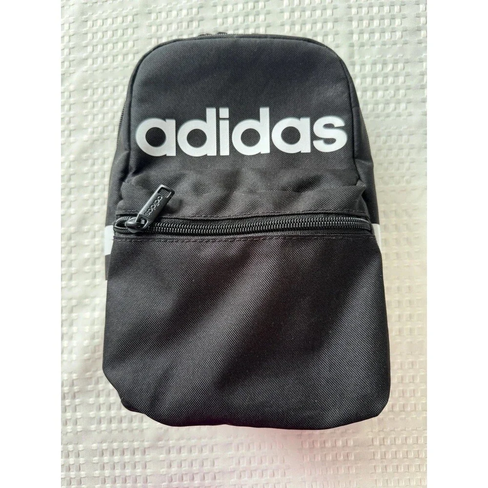 Adidas Insulated Lunch Bag Santiago Black White Soft Tote 11